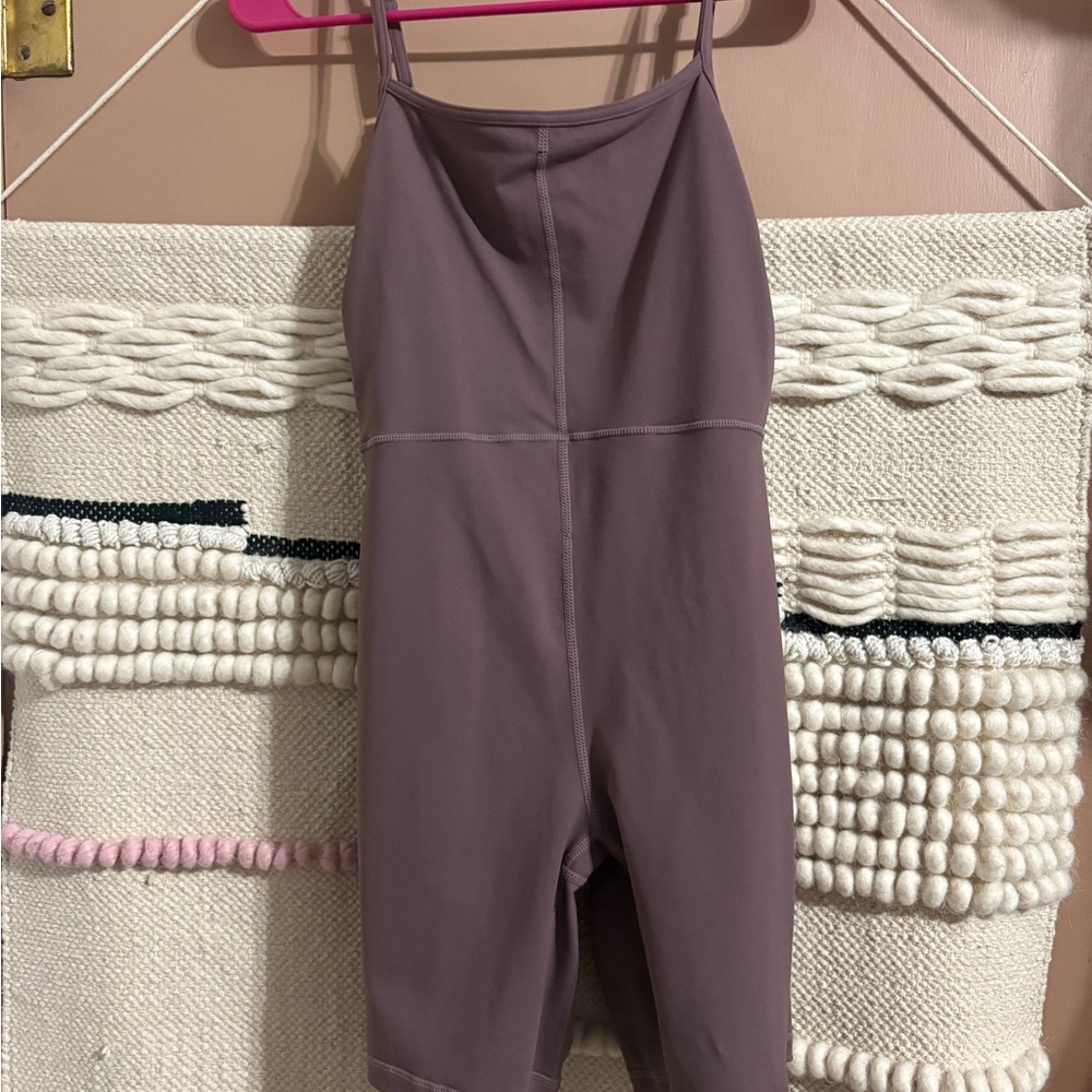 Purple Spaghetti Strap Romper
